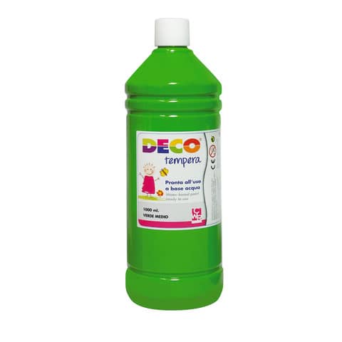 Tempera in flacone Deco 1 L - verde medio - 08808/12